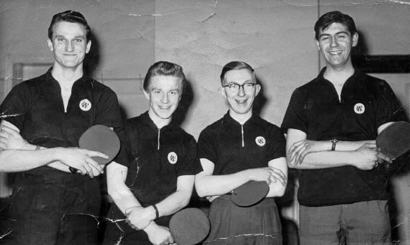 Wigan Co-op Table Tennis Team. c1965
