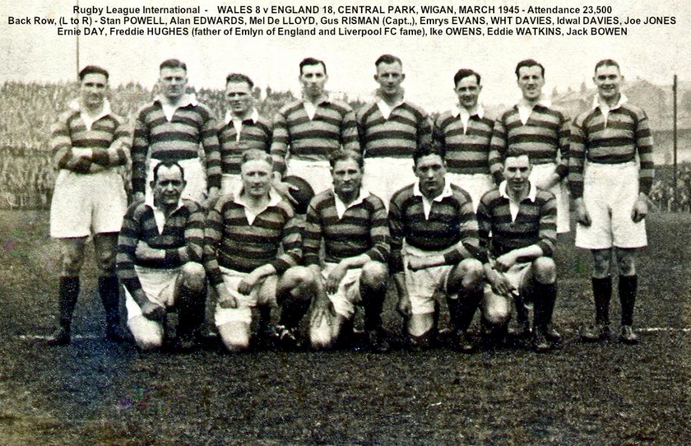 Wigan International match 1945