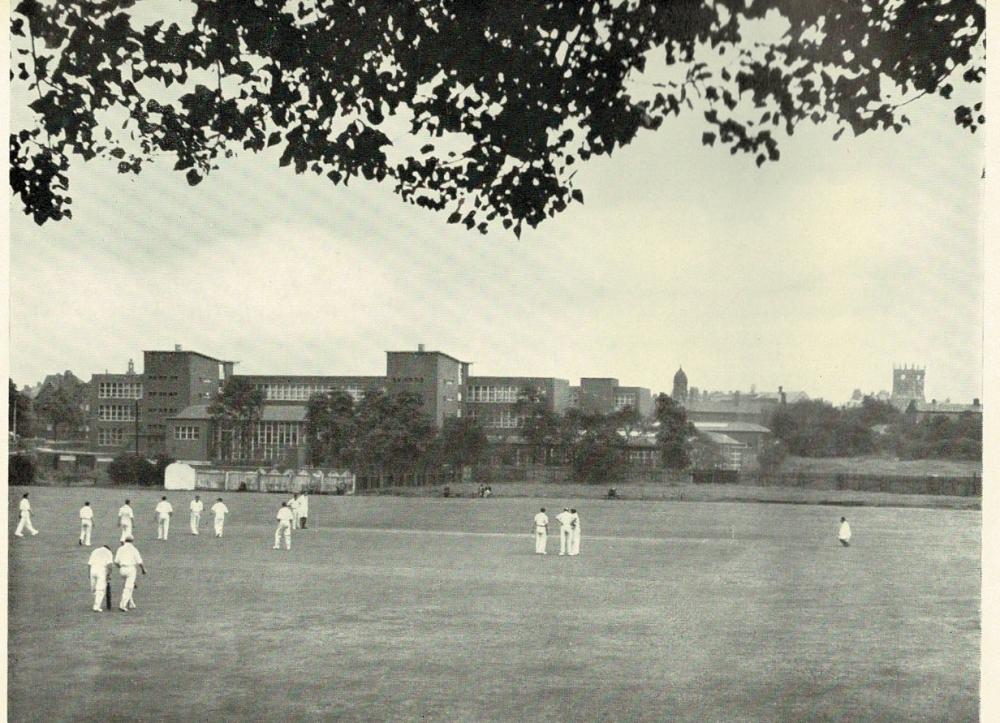 CRICKET AT BULL HEY 1950's CRICKET AT BULL HEY 1950's
