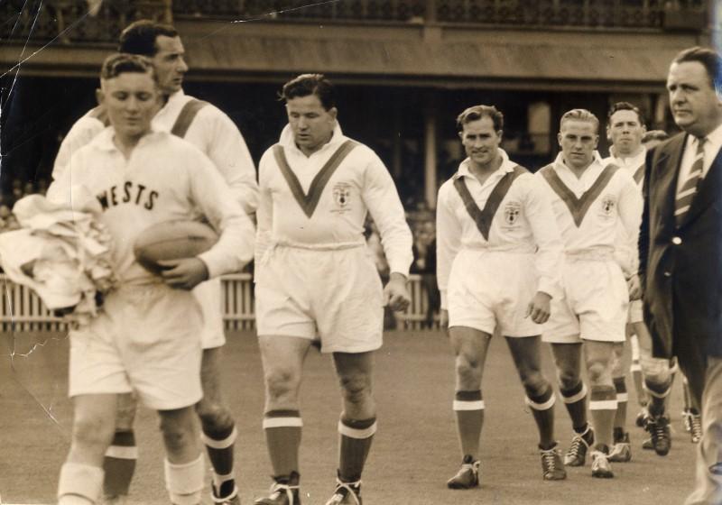 British team v Wests  1946 or 1950.