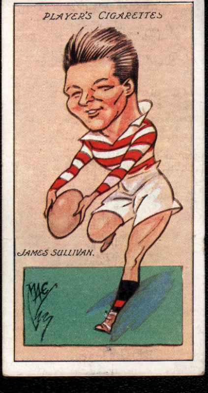 Player's cigarette card of James Sullivan. Player's cigarette card of James Sullivan.