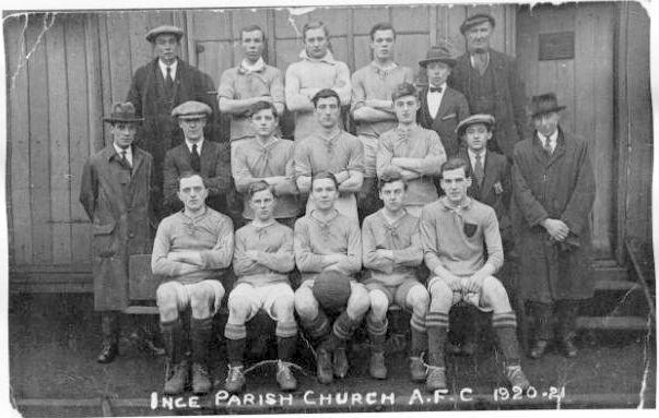 Ince Parish Church AFC, 1920/1. Ince Parish Church AFC, 1920/1.