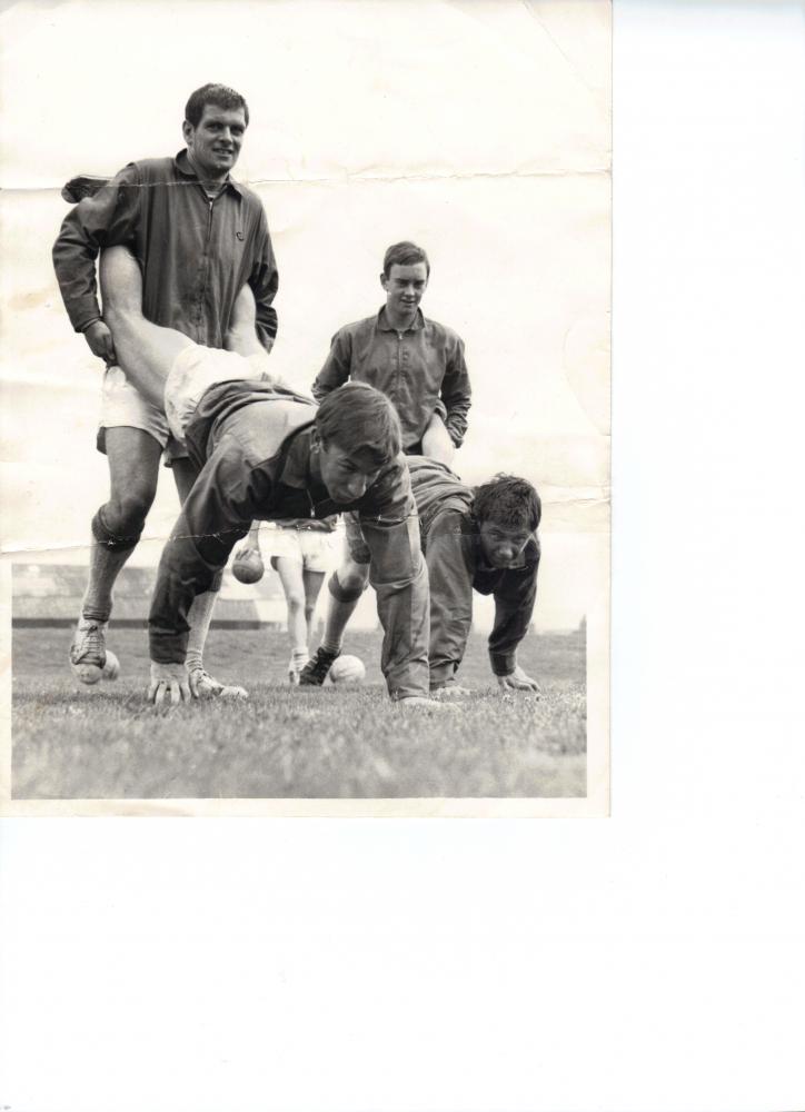 Pre-season training 1967/68