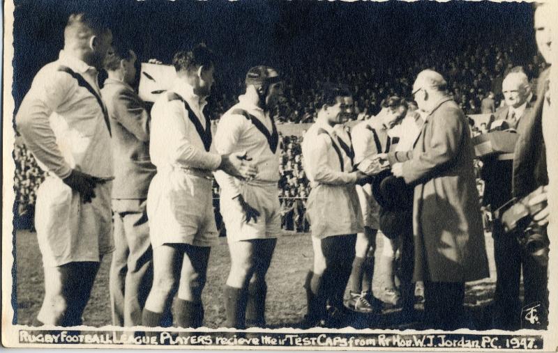 Wigan Players Receiving Caps. Wigan Players Receiving Caps.