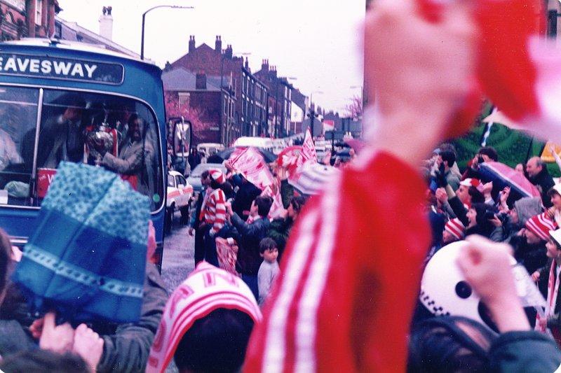 Wigan RL fans, early 80s