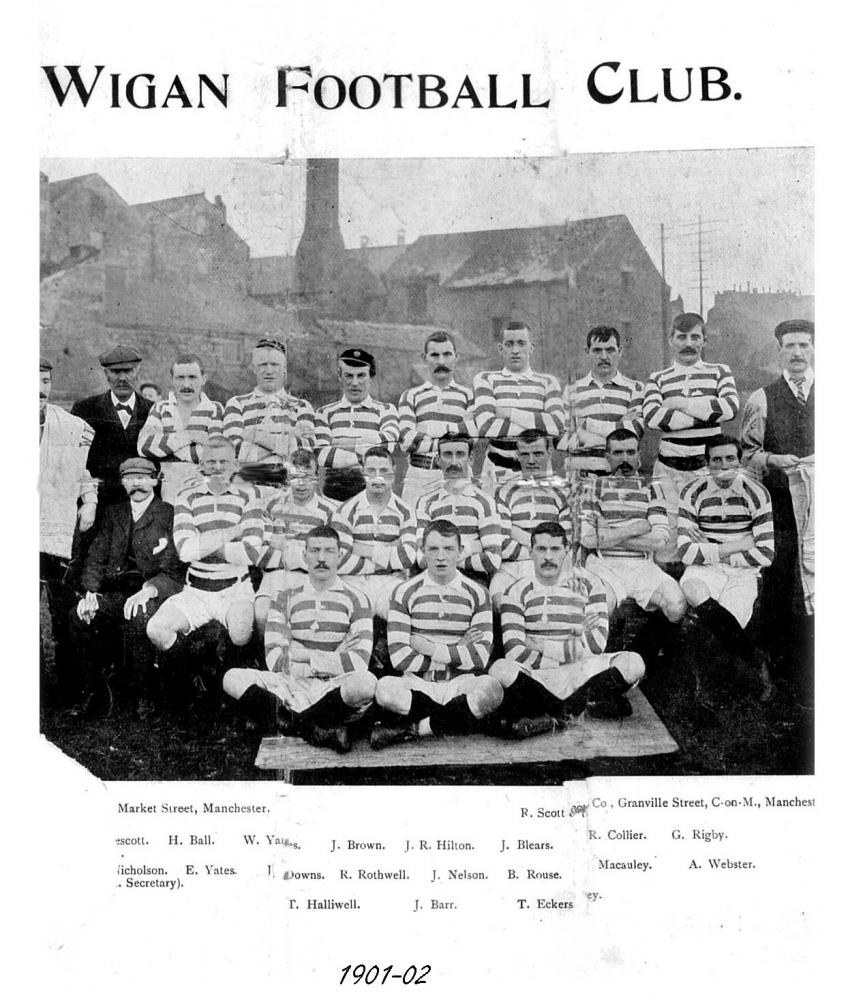 Wigan Rugby Team 1901-02