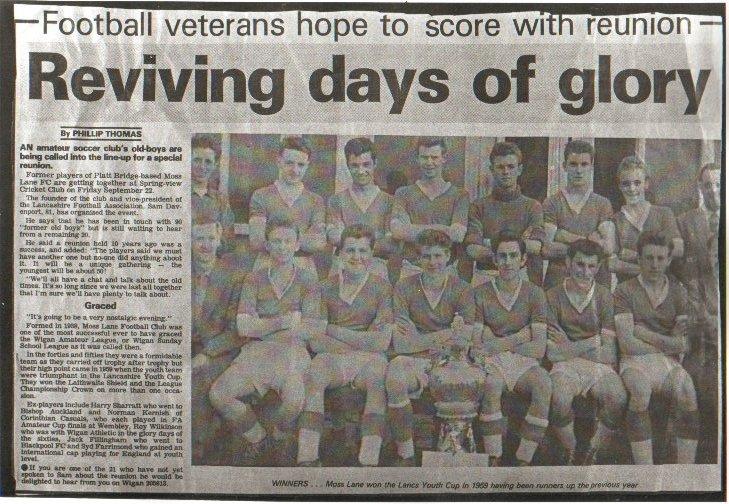 Moss Lane FC, 1959 winners. Moss Lane FC, 1959 winners.