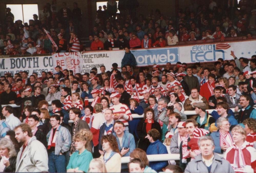 Wigan fans 1989