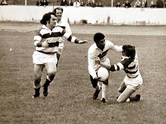 League match. Wigan v Bradford at Odsal. 13th Oct 1974