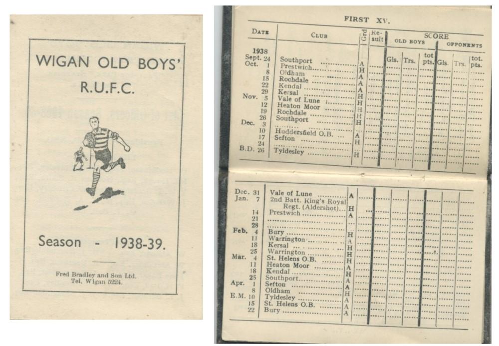 Members Booklet 1938-39