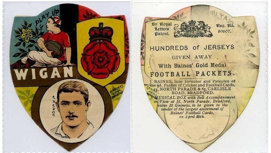 Wigan Rugby Baines Card