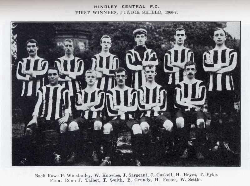 Hindley Central Football Club, 1906/7.