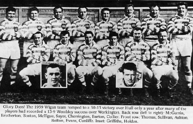 Wigan Rugby Team 1959