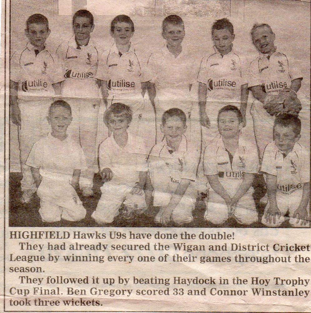 highfield under 9s 2006 highfield under 9s 2006