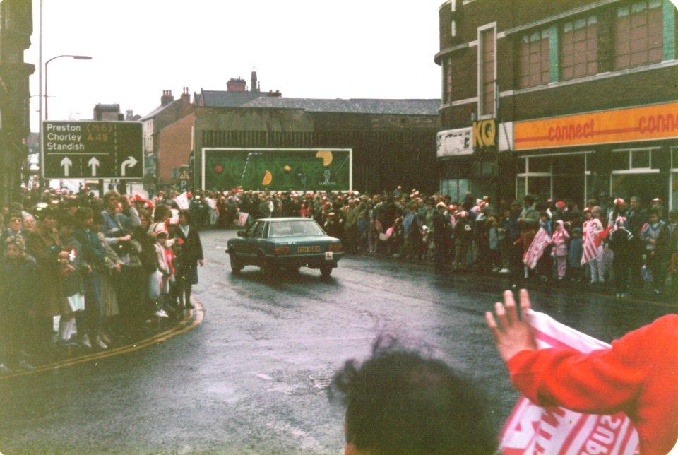 Wigan RL fans, early 80s