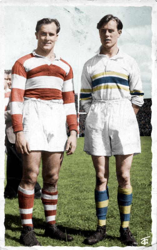 Martin and Andy Ryan (colourised)