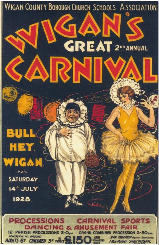 Advert - Wigan Carnival 1928 Advert - Wigan Carnival 1928