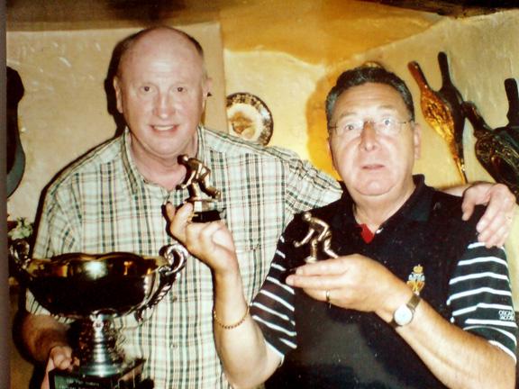 Derek McGee and Roy (Express) Jackson- Phil Somers Challenge Trophy Winners Derek McGee and Roy (Express) Jackson- Phil Somers Challenge Trophy Winners
