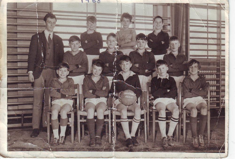 First year football team 1967-68 First year football team 1967-68