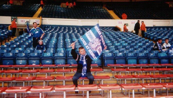 Liam prior to kick off.