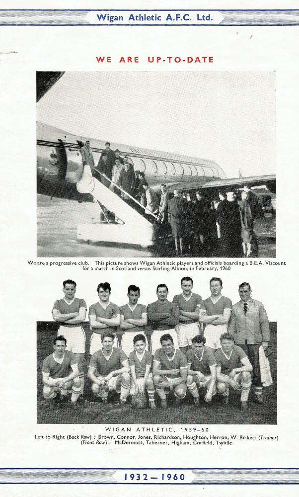  1960 application booklet for membership to the Football League.