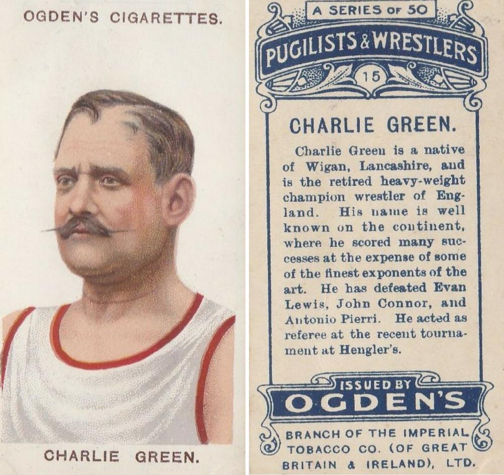 CIGARETTE CARD C. GREEN CIGARETTE CARD C. GREEN