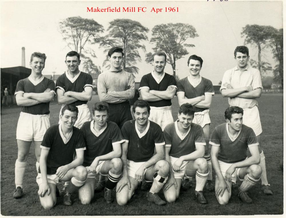 Makerfield Mill Wigan cup winners April 1961 Makerfield Mill Wigan cup winners April 1961