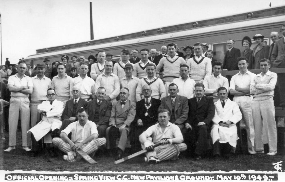 Spring View CC New Pavilion and Ground 1949 Spring View CC New Pavilion and Ground 1949