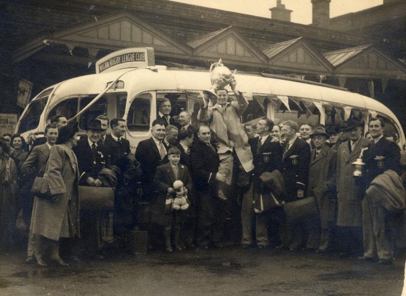 Back in Wigan With The Cup