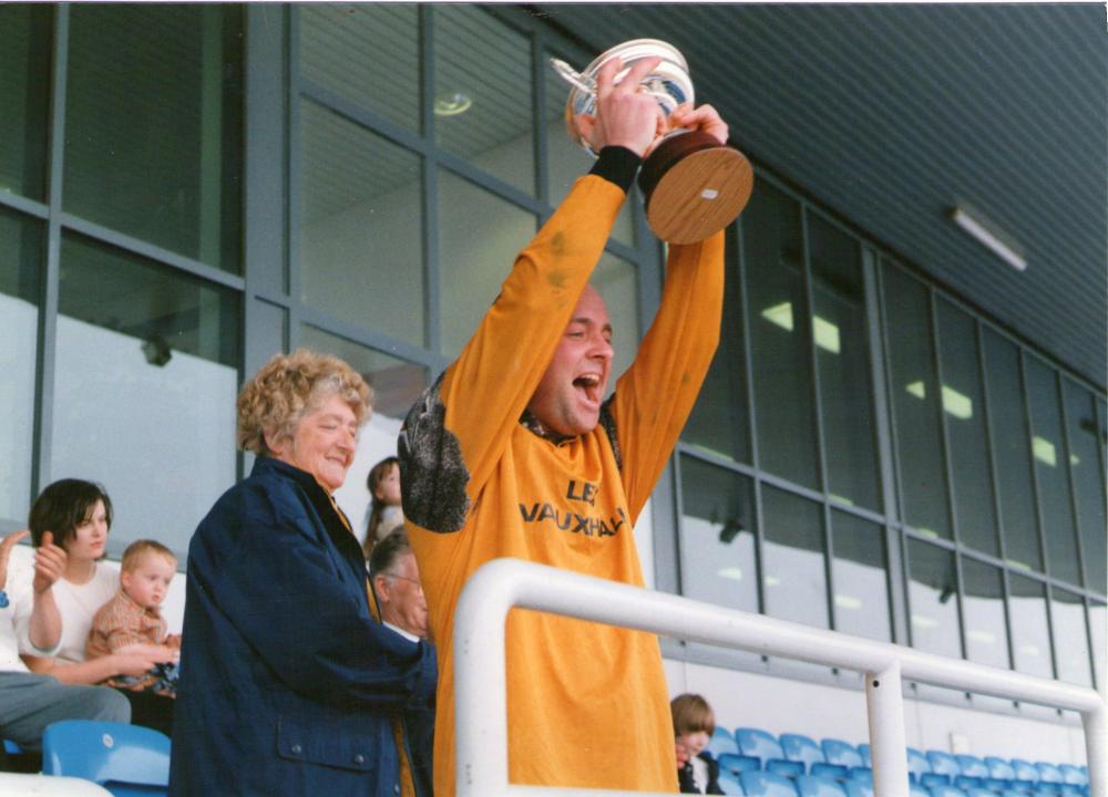 lifting the cup