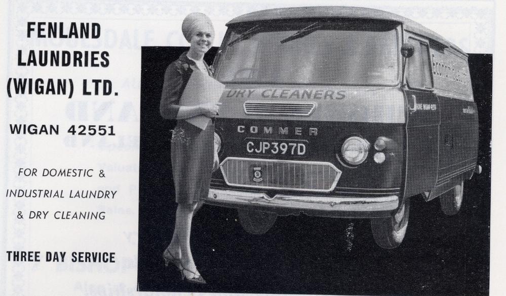 1960's advert Fenland Laundry 1960's advert Fenland Laundry