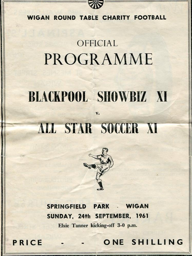 Showbiz 11 v All star soccer 11 1961 Showbiz 11 v All star soccer 11 1961
