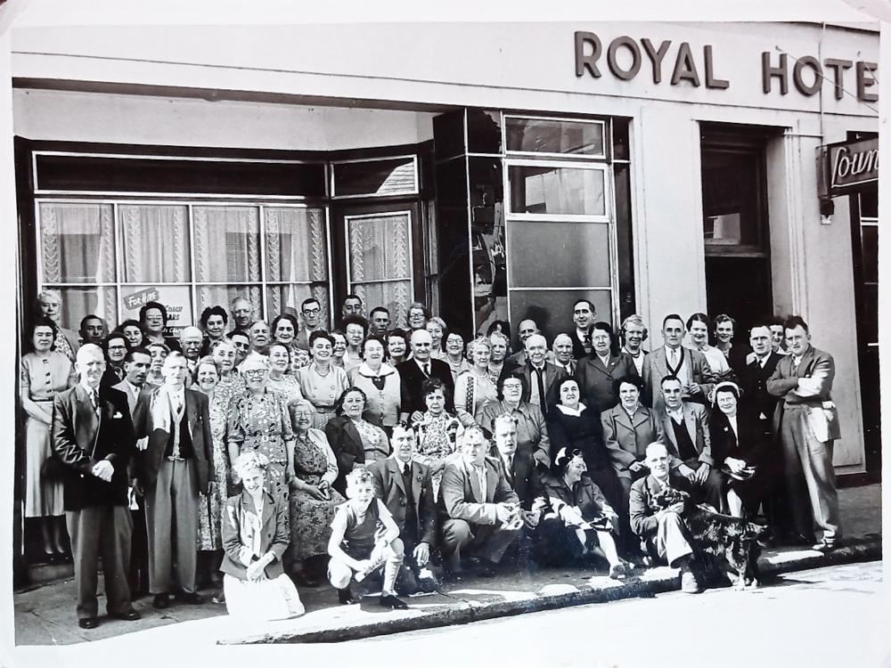 A Group on Holiday at the Royal Hotel A Group on Holiday at the Royal Hotel