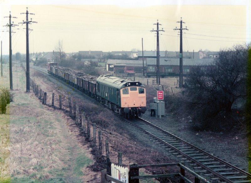 Train from Lowton metals 1982.