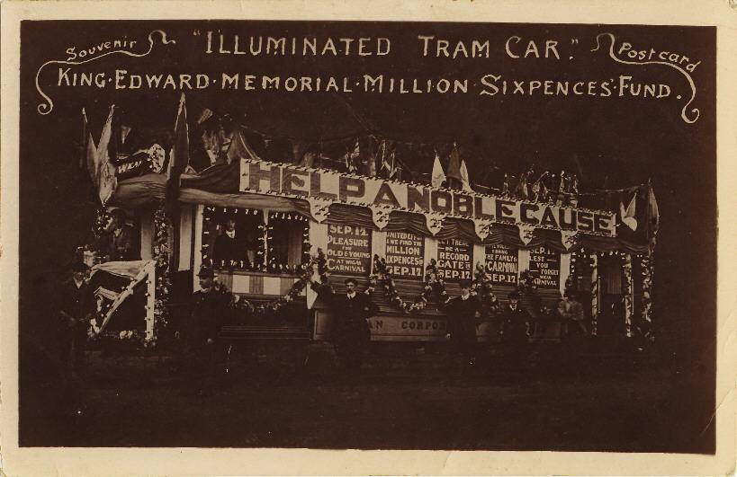 Illuminated tram Illuminated tram