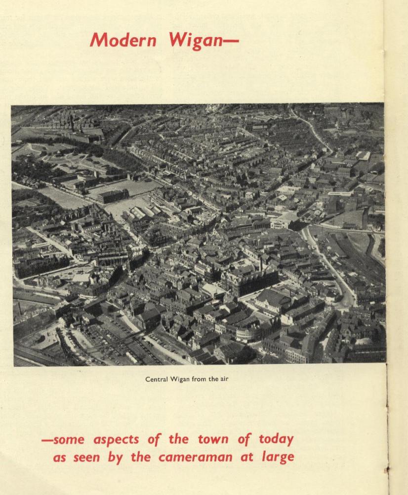 WIGAN FROM THE AIR WIGAN FROM THE AIR
