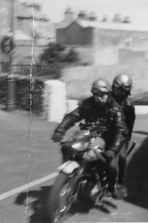 Me and my wife to be 1968 on Bonnie. Me and my wife to be 1968 on Bonnie.