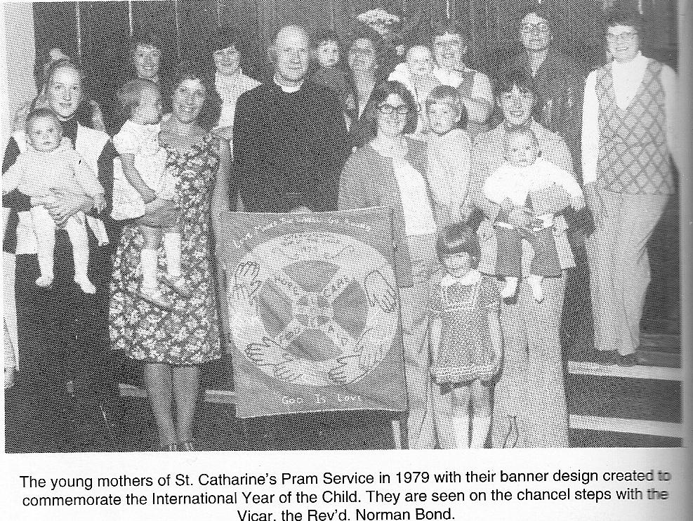 St Catharine's Scholes Young Mothers Pram Service 1979. St Catharine's Scholes Young Mothers Pram Service 1979.