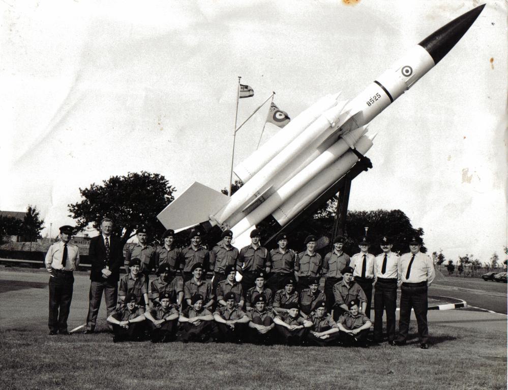 Wigan ATC on camp at RAF Northcoates, c1987. Wigan ATC on camp at RAF Northcoates, c1987.