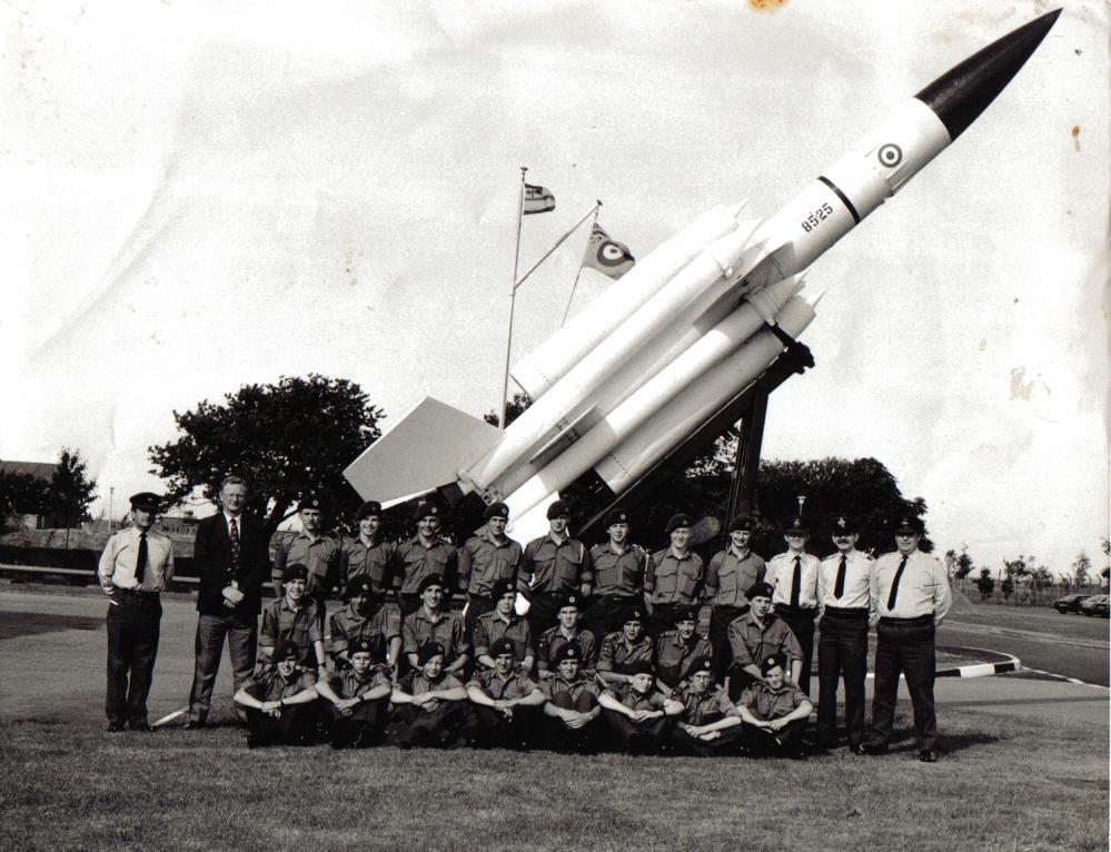 Wigan ATC on camp at RAF Northcoates, c1987.