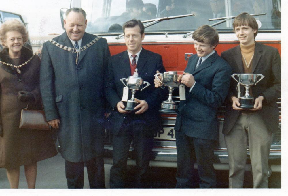 The Trophies won with JJP 414J in April 1971 The Trophies won with JJP 414J in April 1971