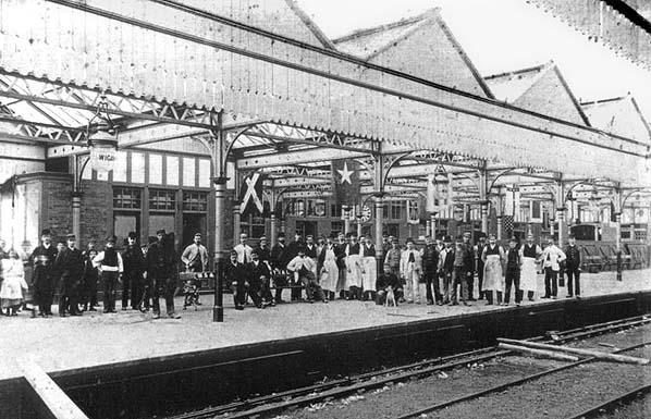 Wigan Central Station 1892 Wigan Central Station 1892