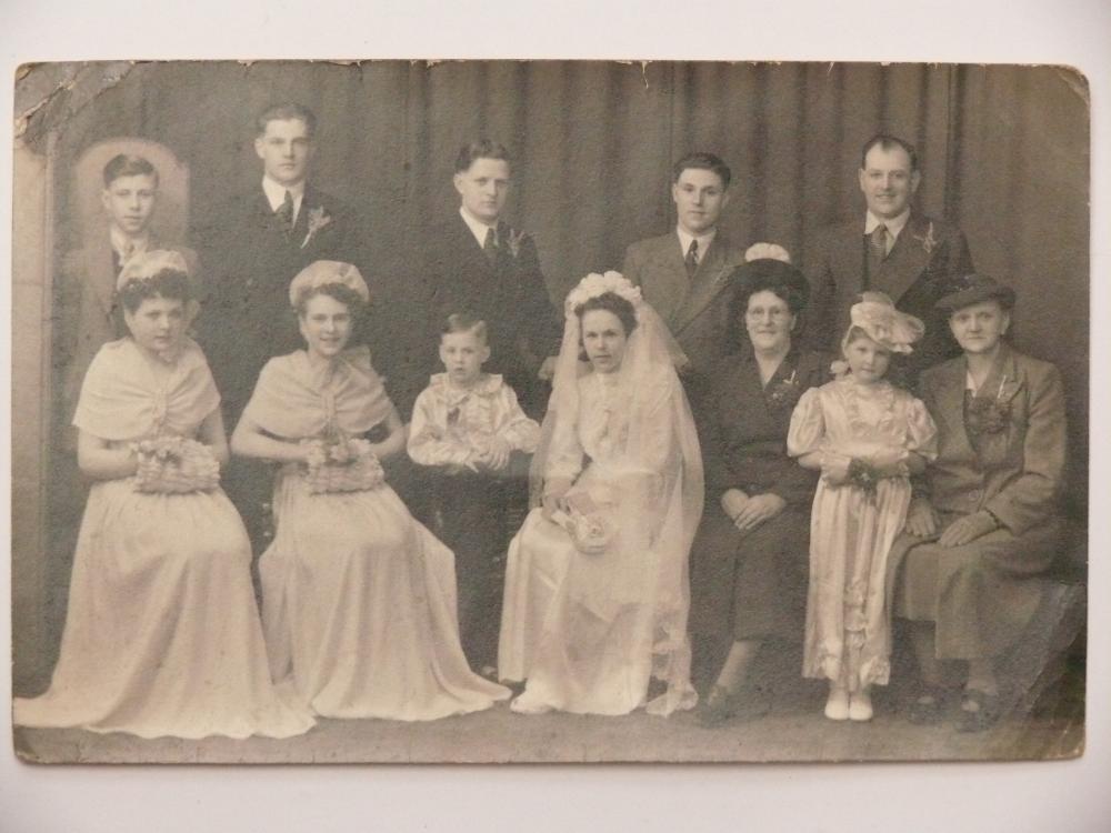 Mary Darbyshire & Horace Webster wedding 1950 Mary Darbyshire & Horace Webster wedding 1950