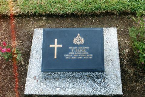 my dad's grave