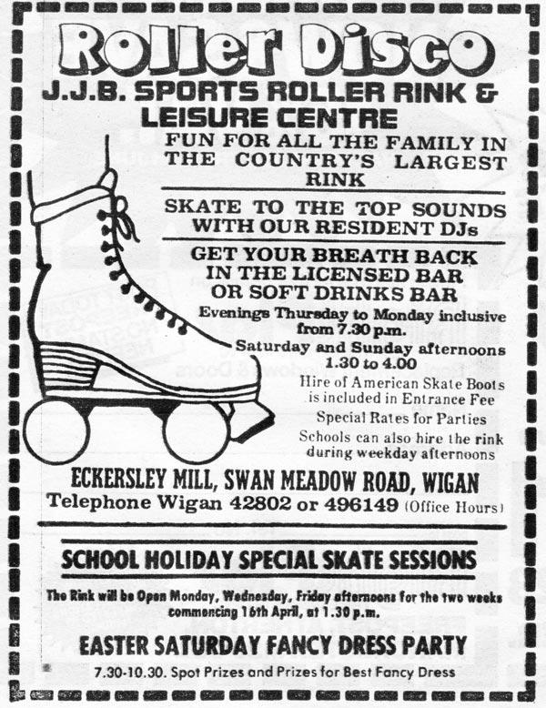 Roller Disco ad, 1984 Roller Disco ad, 1984