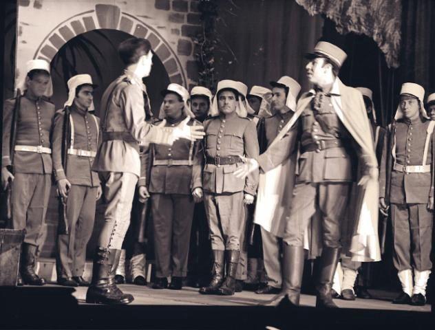 Performance of The Desert Song, 1960's. Performance of The Desert Song, 1960's.