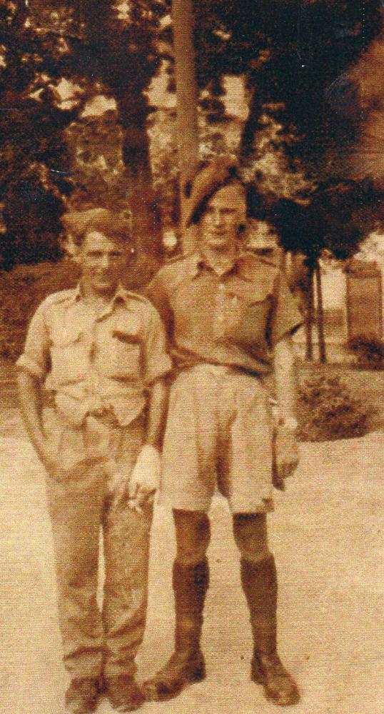 The gentleman on the right is George Parker The gentleman on the right is George Parker