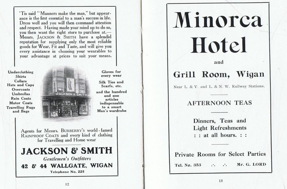 Jackson & Smith and Minorca Hotel 1914 Jackson & Smith and Minorca Hotel 1914