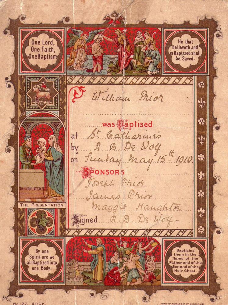 BAPTISM CARD