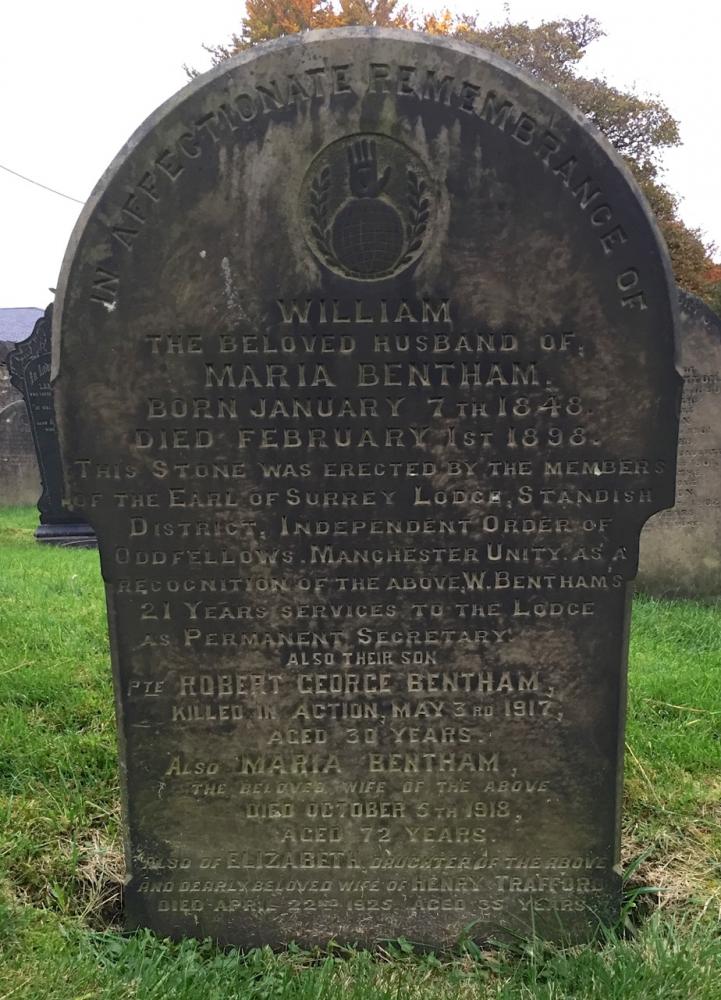 Oddfellow's grave, Standish Oddfellow's grave, Standish